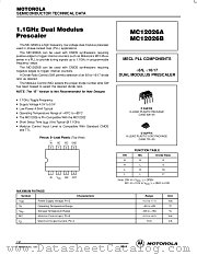 MC12026BP datasheet pdf Motorola