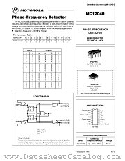MC12040FN datasheet pdf Motorola