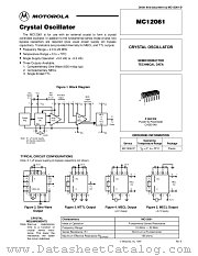 MC12061 datasheet pdf Motorola