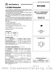 MC12066D datasheet pdf Motorola
