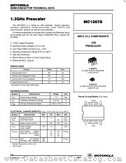 MC12078 datasheet pdf Motorola