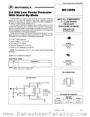MC12095SD datasheet pdf Motorola