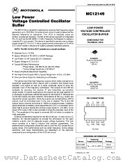 MC12149D datasheet pdf Motorola
