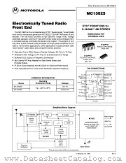 MC13025D datasheet pdf Motorola