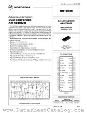 MC13030 datasheet pdf Motorola