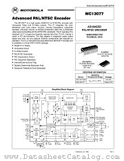 MC13077 datasheet pdf Motorola
