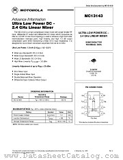 MC13143 datasheet pdf Motorola