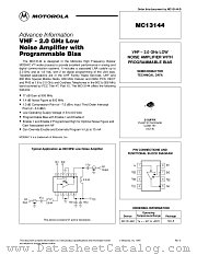 MC13144 datasheet pdf Motorola