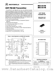 MC13176 datasheet pdf Motorola