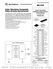 MC1378P datasheet pdf Motorola