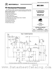 MC1391 datasheet pdf Motorola