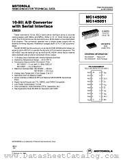 MC145051 datasheet pdf Motorola