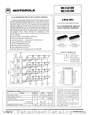 MC142100AL datasheet pdf Motorola