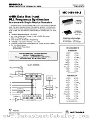 MC145145P2 datasheet pdf Motorola