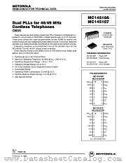 MC145166 datasheet pdf Motorola