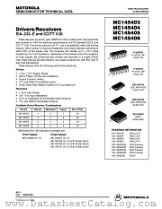 MC145403 datasheet pdf Motorola