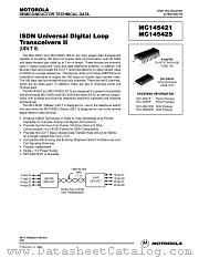 MC145421 datasheet pdf Motorola
