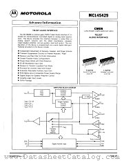 MC145429P datasheet pdf Motorola