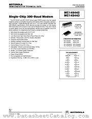 MC145442DW datasheet pdf Motorola