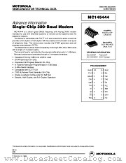 MC145444 datasheet pdf Motorola