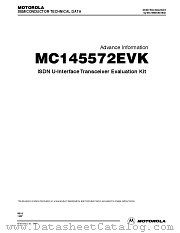 MC145572EVK datasheet pdf Motorola