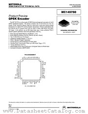 MC145750VFU datasheet pdf Motorola