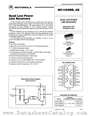 MC14C89BP datasheet pdf Motorola