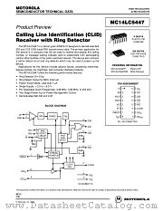 MC14LC5447DW datasheet pdf Motorola