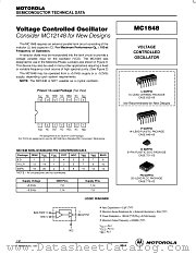 MC1648D datasheet pdf Motorola