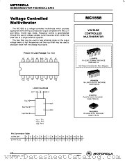 MC1658D datasheet pdf Motorola