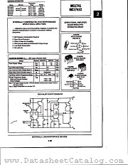 MC1741CG datasheet pdf Motorola