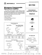 MC1776 datasheet pdf Motorola