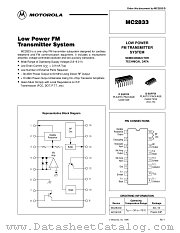 MC2833 datasheet pdf Motorola