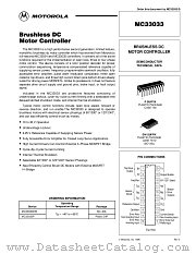 MC33033P datasheet pdf Motorola