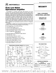 MC33077P datasheet pdf Motorola