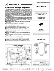 MC33092ADW datasheet pdf Motorola