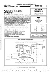 MC33198D datasheet pdf Motorola