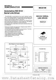 MC33199 datasheet pdf Motorola