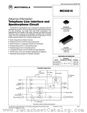MC33215B datasheet pdf Motorola