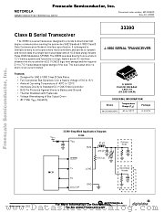 MC33390DR2 datasheet pdf Motorola