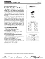 MC33884DWR2 datasheet pdf Motorola