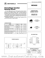 MC3423P1 datasheet pdf Motorola