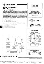 MC3486P datasheet pdf Motorola