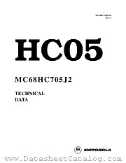 MC38HC705J2 datasheet pdf Motorola