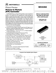 MC44463B datasheet pdf Motorola