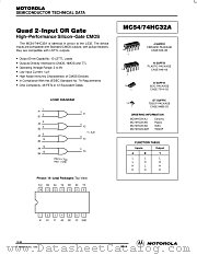 MC74HC32ADT datasheet pdf Motorola