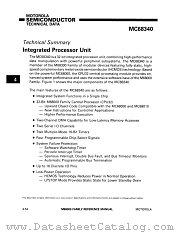 MC68340 datasheet pdf Motorola