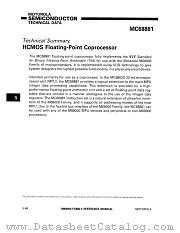MC68881 datasheet pdf Motorola