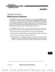 MC68901 datasheet pdf Motorola