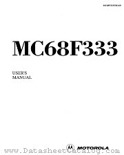 MC68F333UM datasheet pdf Motorola